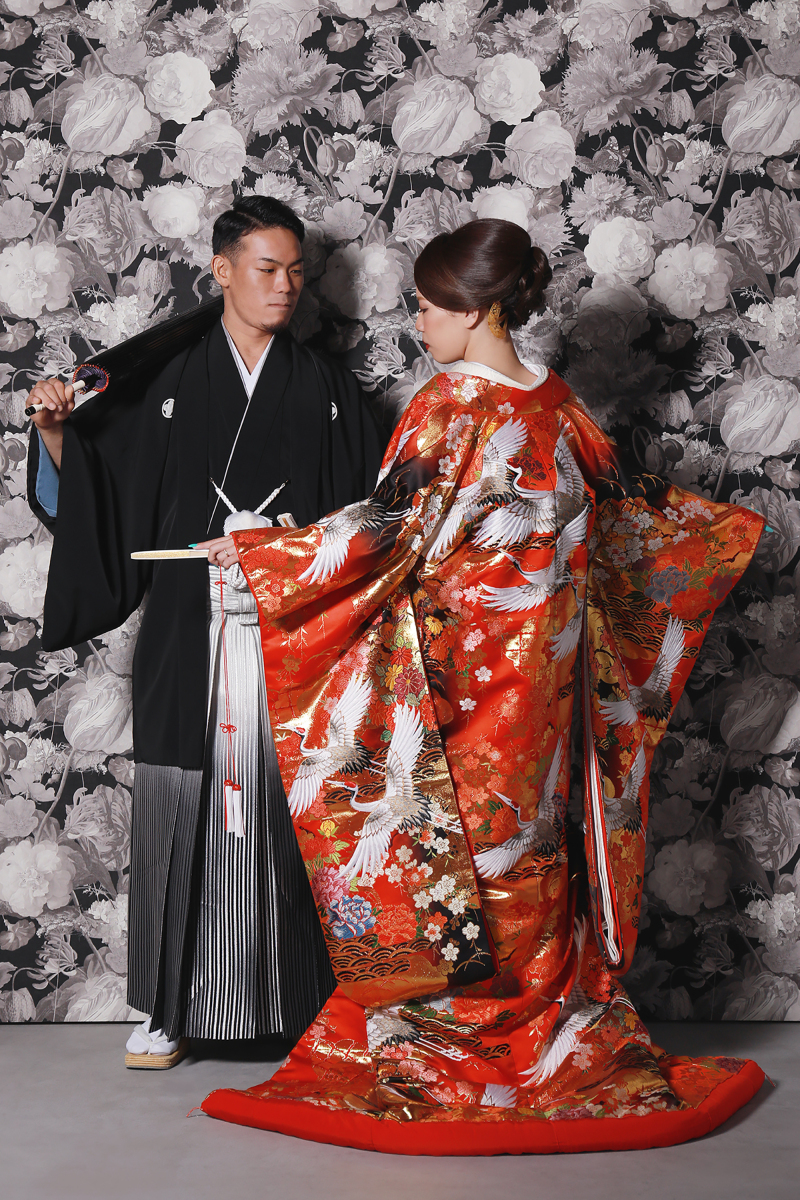 色打掛　全身ショット