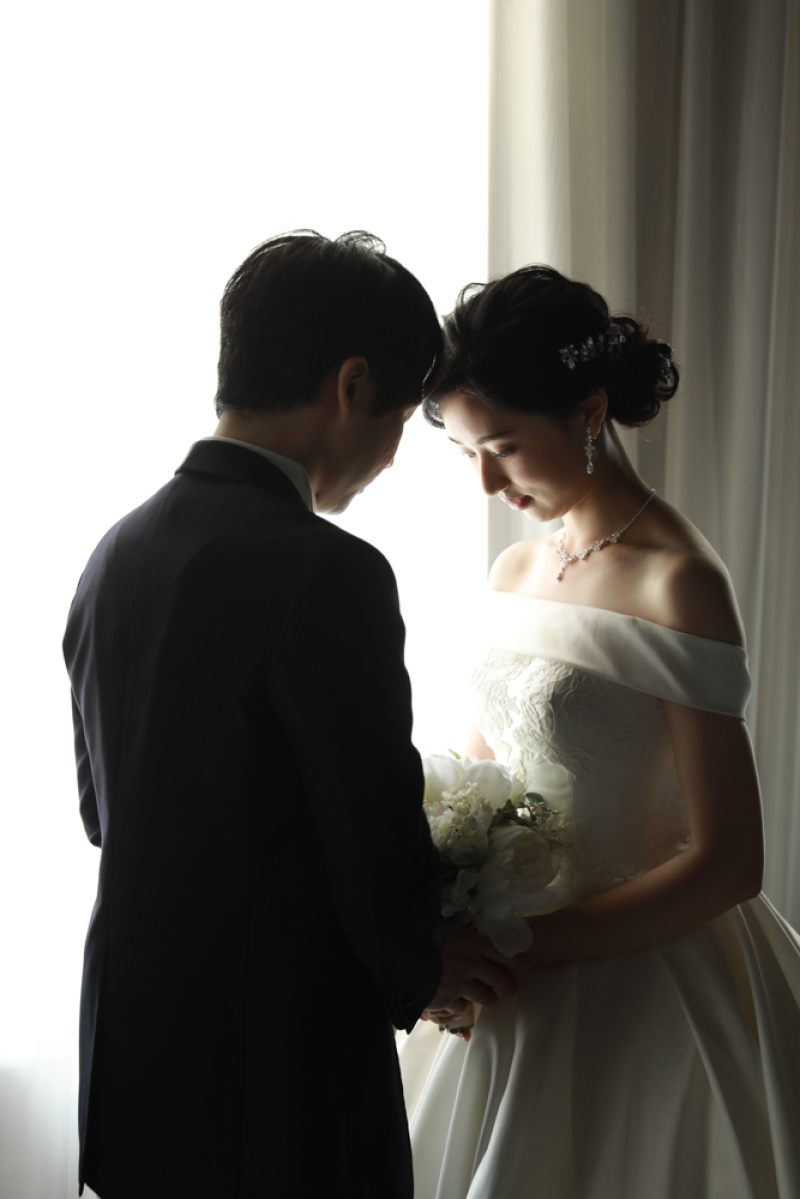 見つめ合いショット