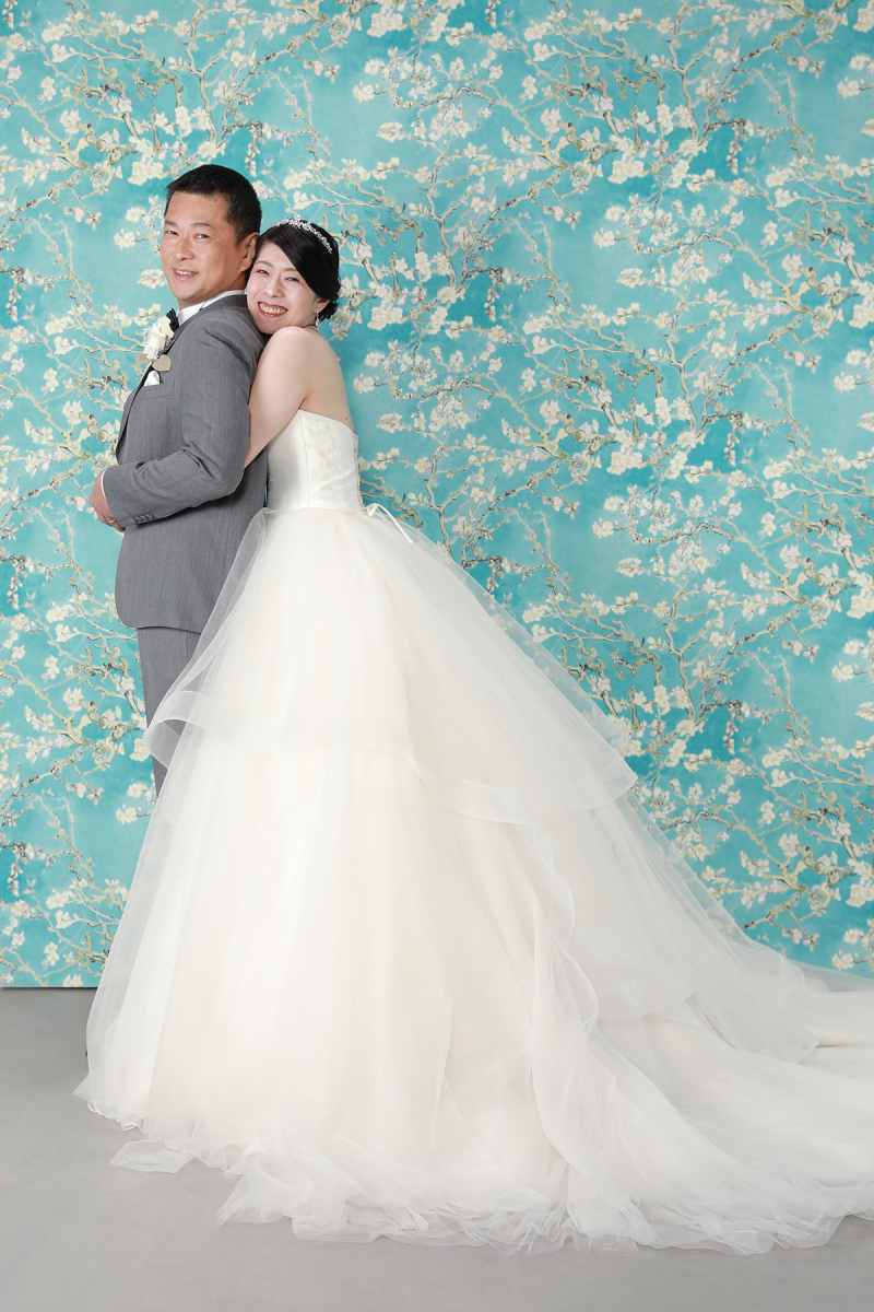 ご新婦様からのバックハグショット