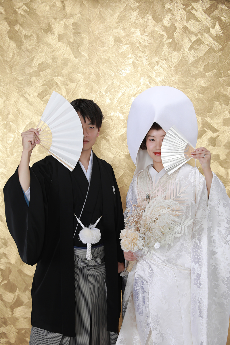 お扇子を使ってのご撮影