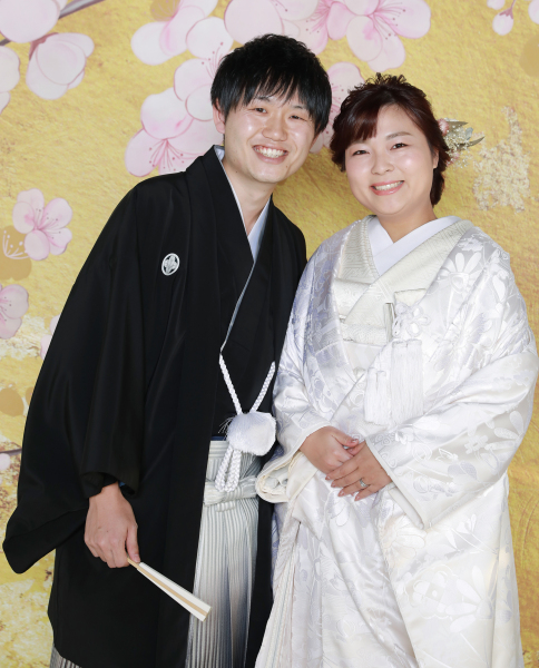 穏やかな笑顔でご撮影