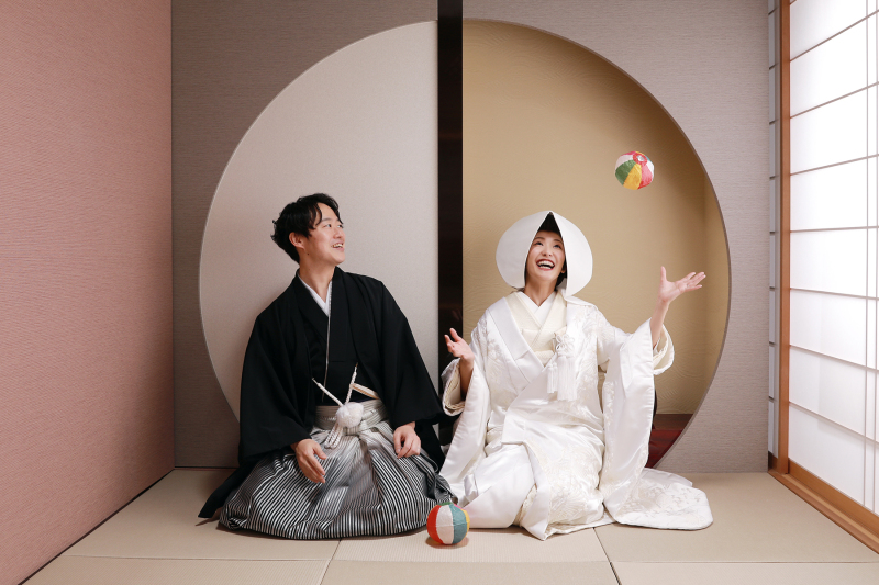 おふたりらしいショット