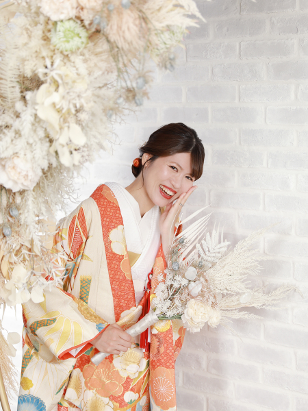 色打掛が映えるショット