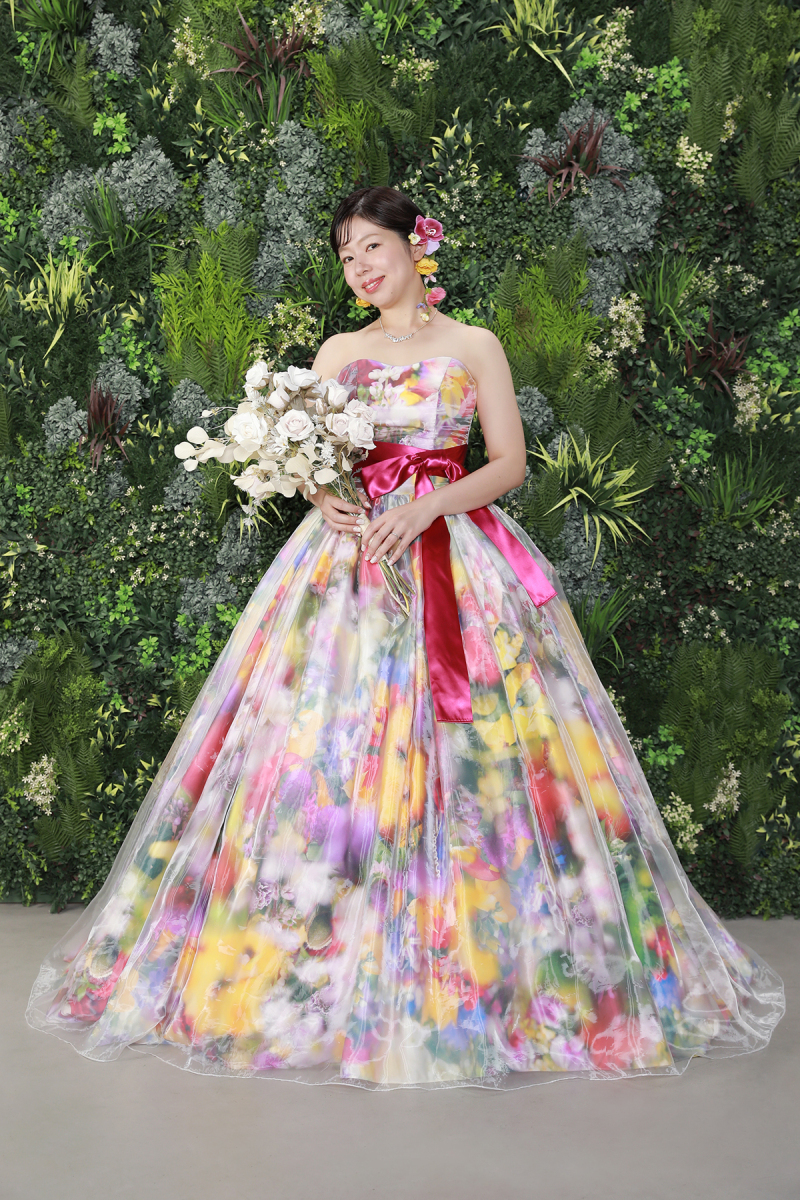 カラードレス ソロショット