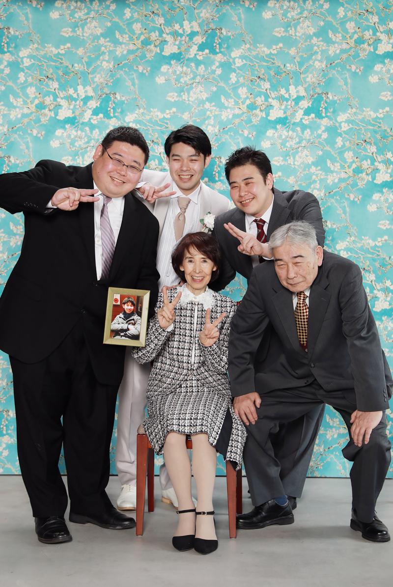 ご新郎家ご家族写真