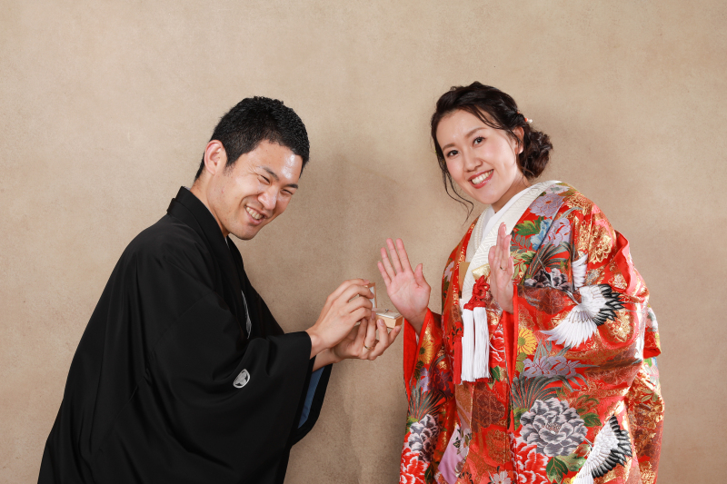 色打掛でのご撮影
