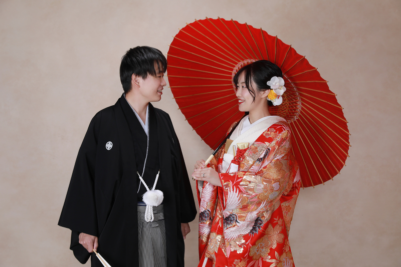 色打掛　バストアップショット