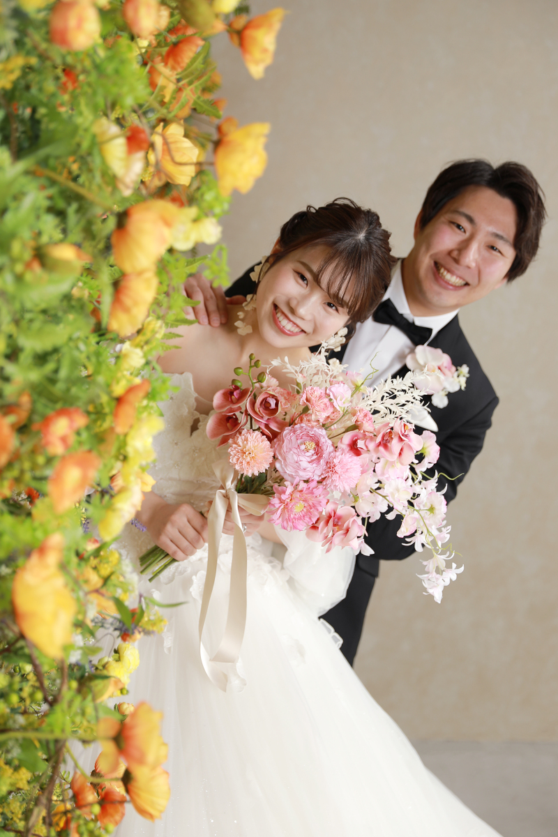 ビタミンカラーのお花から…