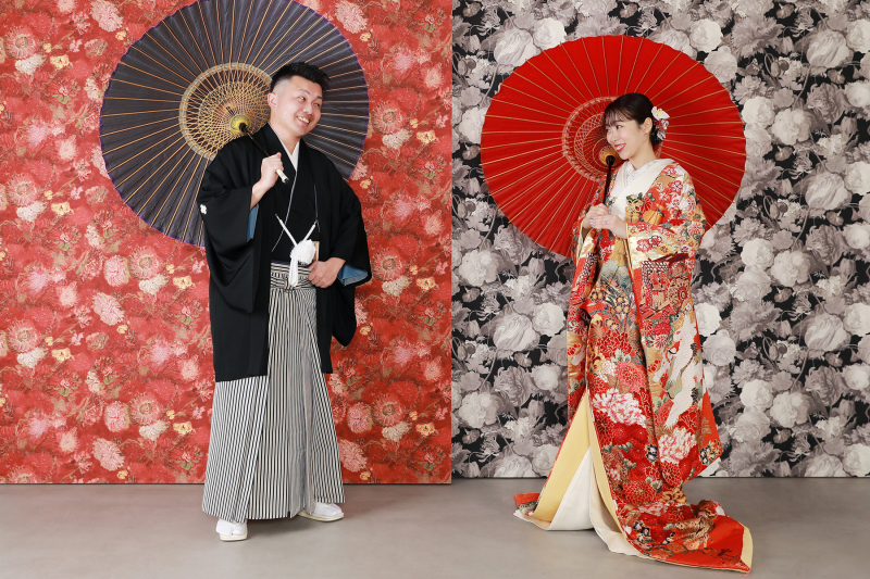 小物を使った和モダンな1枚