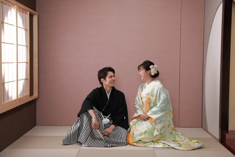 和装お座りショット