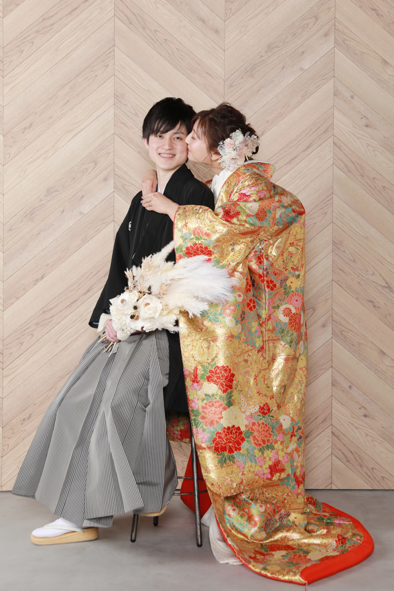 色打掛でのご撮影