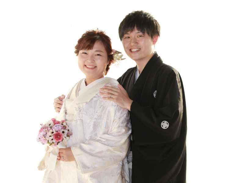 ブーケを持ってご撮影！