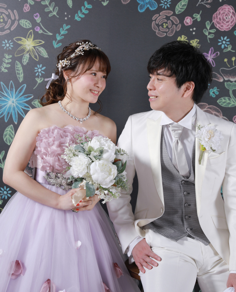 カラードレス&タキシードでのご撮影【1】