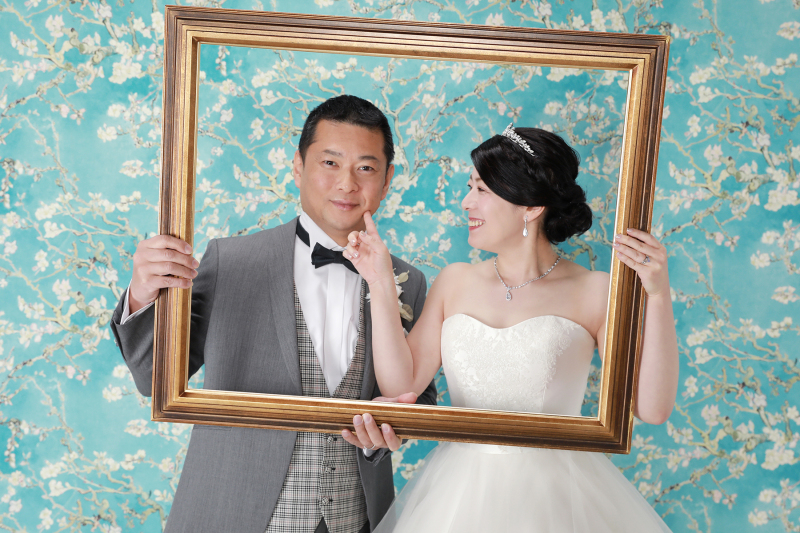 額縁を使ったアップショット