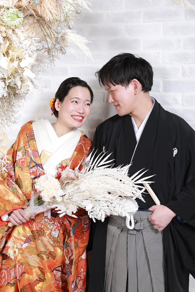 色打掛　バストアップショット