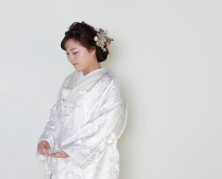 花嫁様　白無垢ソロショット