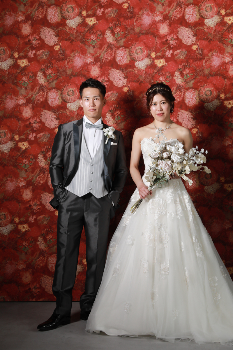 ウェディングドレス・タキシードショット６