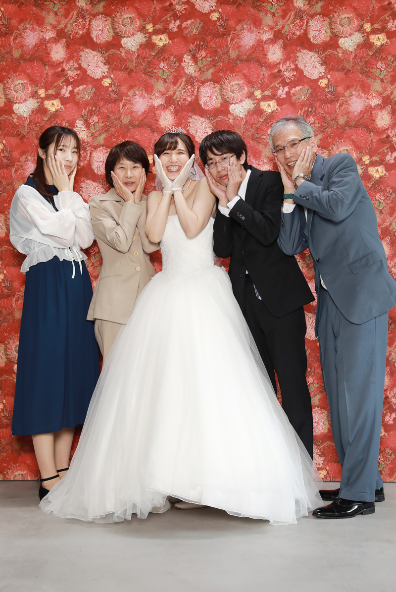 ご新婦家ご家族写真
