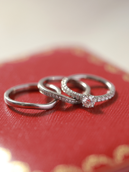 指輪の記念フォト