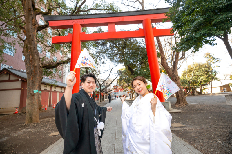 神社撮影スタート！