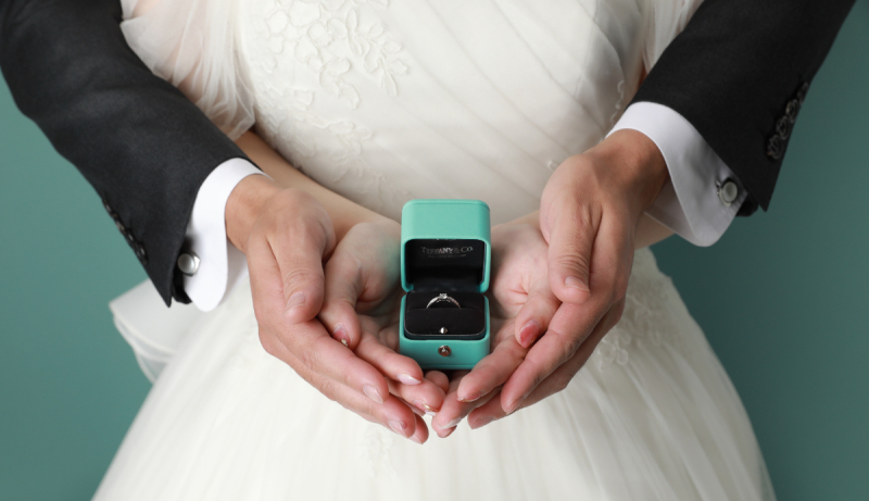 指輪×TIFFANY Blue