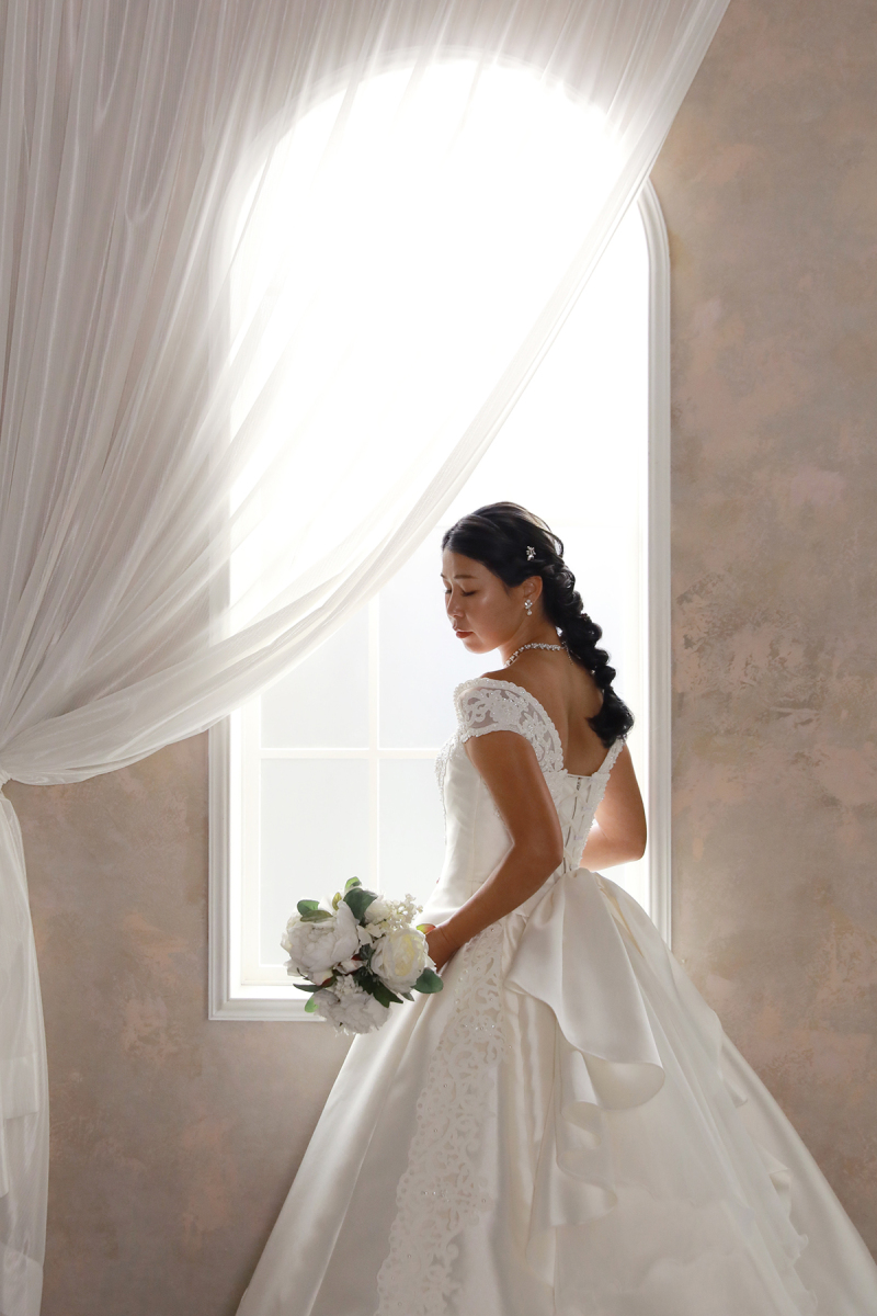 ウェディングドレス　ソロショット