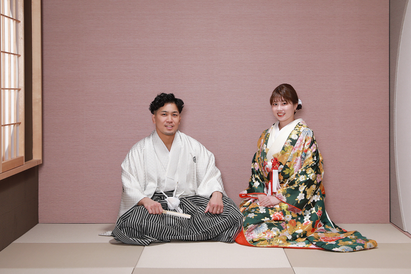 和室でおすましショット