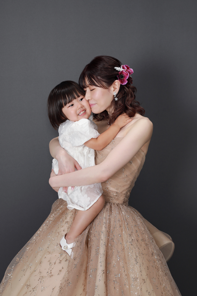 ママとのツーショット