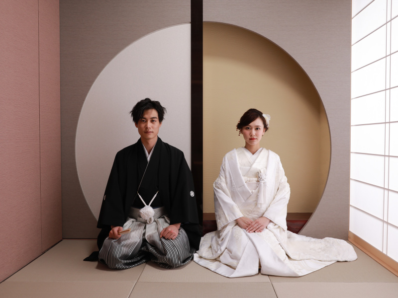 お約束の正座ショット