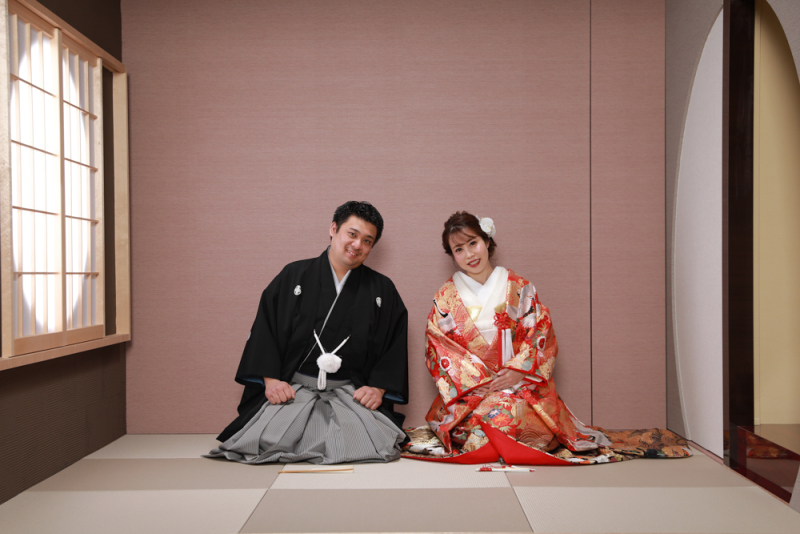 色打掛　紋服ショット