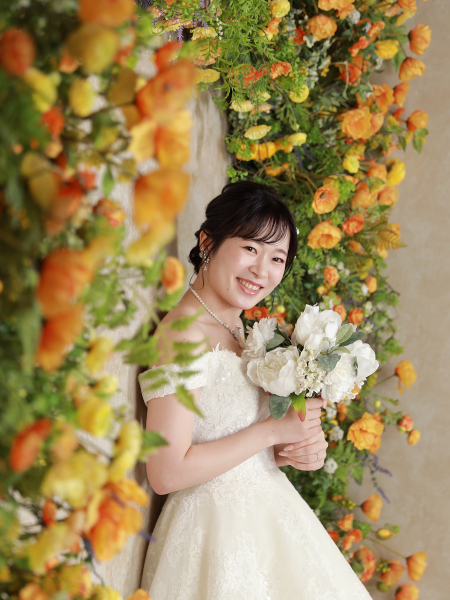 明るく可愛いソロショット