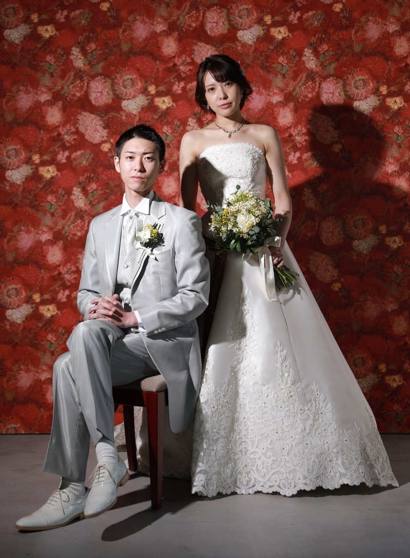 雰囲気を変え、カチッとショット