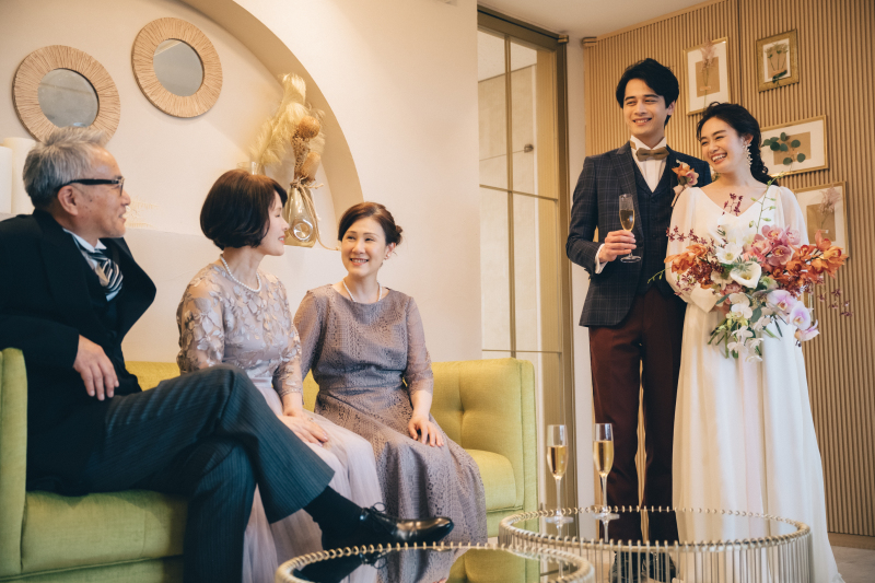 ご家族様に見守られながら楽しく撮影