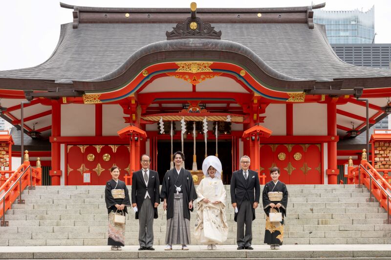 新宿 花園神社での神前結婚式
