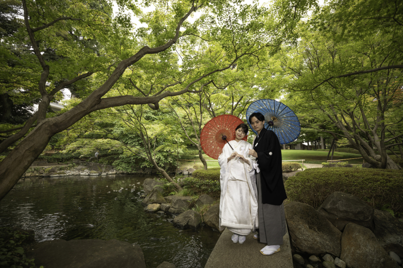 Imagegraph STUDIO_庭園で撮影できる