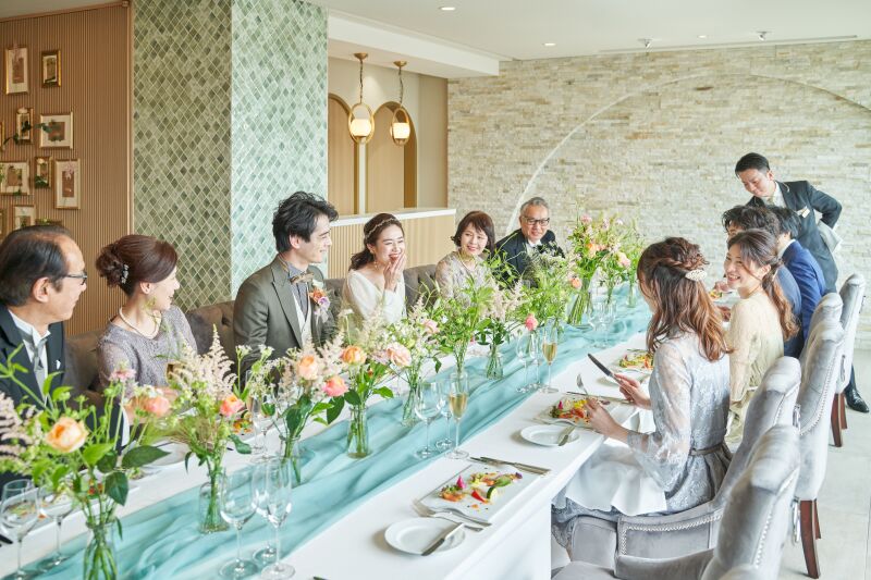 ファミリーフォト & FAMILIAR Living t.EN「食のエドモント会食プラン」~FAMILIAR Wedding~