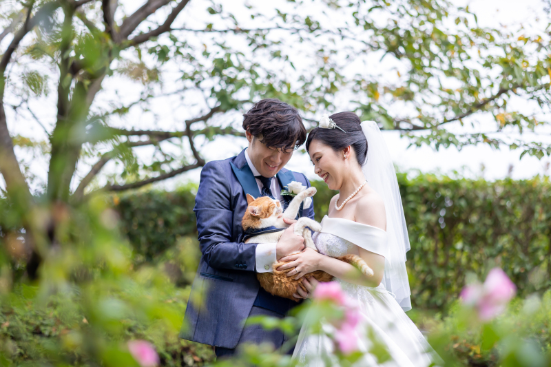 猫のりんたろう君と撮影です