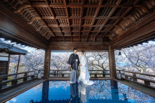 三井寺・観月舞台撮影