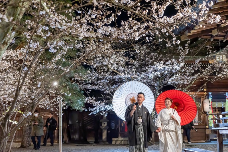 桜に囲まれながら・・・