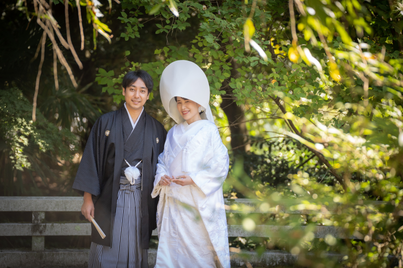 三井寺にて前撮り撮影