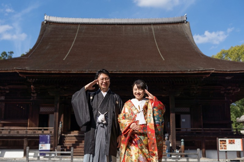 二人で凛々しく『ハイポーズ』