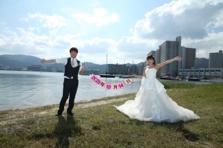 結婚記念日に撮影されました