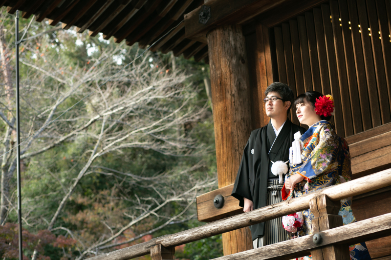 国宝の三井寺での撮影