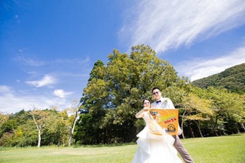 大自然の中　くつきの森にて撮影です