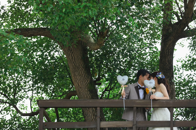 緑あふれる自然の中で