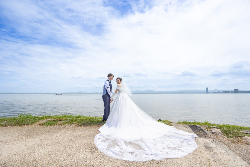 滋賀といえば琵琶湖・・・琵琶湖で撮影です