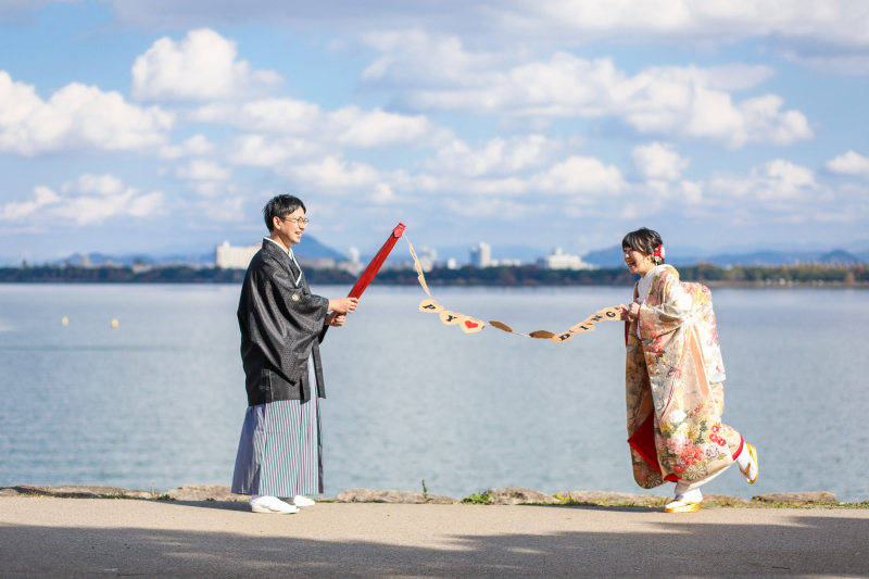 ちょっと寄り道・・琵琶湖で撮影