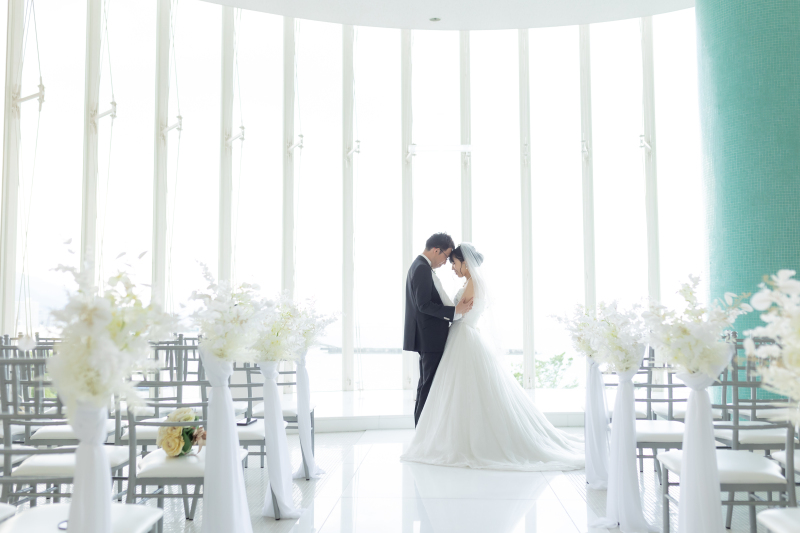 チャペル前撮り撮影