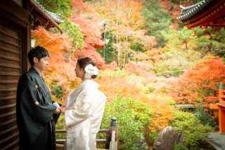 秋　毘沙門堂ロケーションフォト