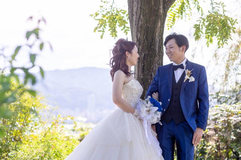 イングリッシュガーデンで撮影